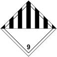 Symbol Gefahrgutklasse 9