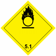 Symbol Gefahrgutklasse 5.1