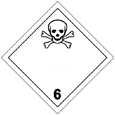 Symbol Gefahrgutklasse 6.1